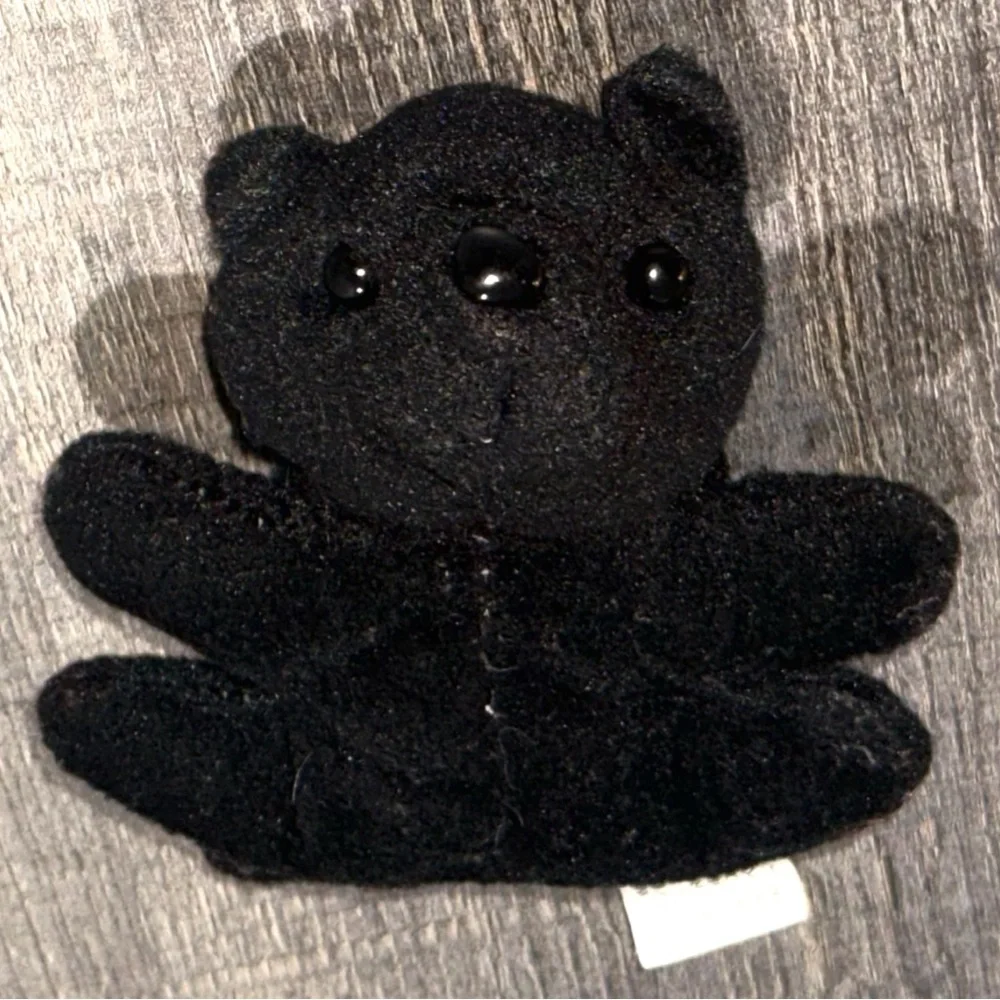 💞 Small Black Teddy Bear Plush Stuffed Animal Toy